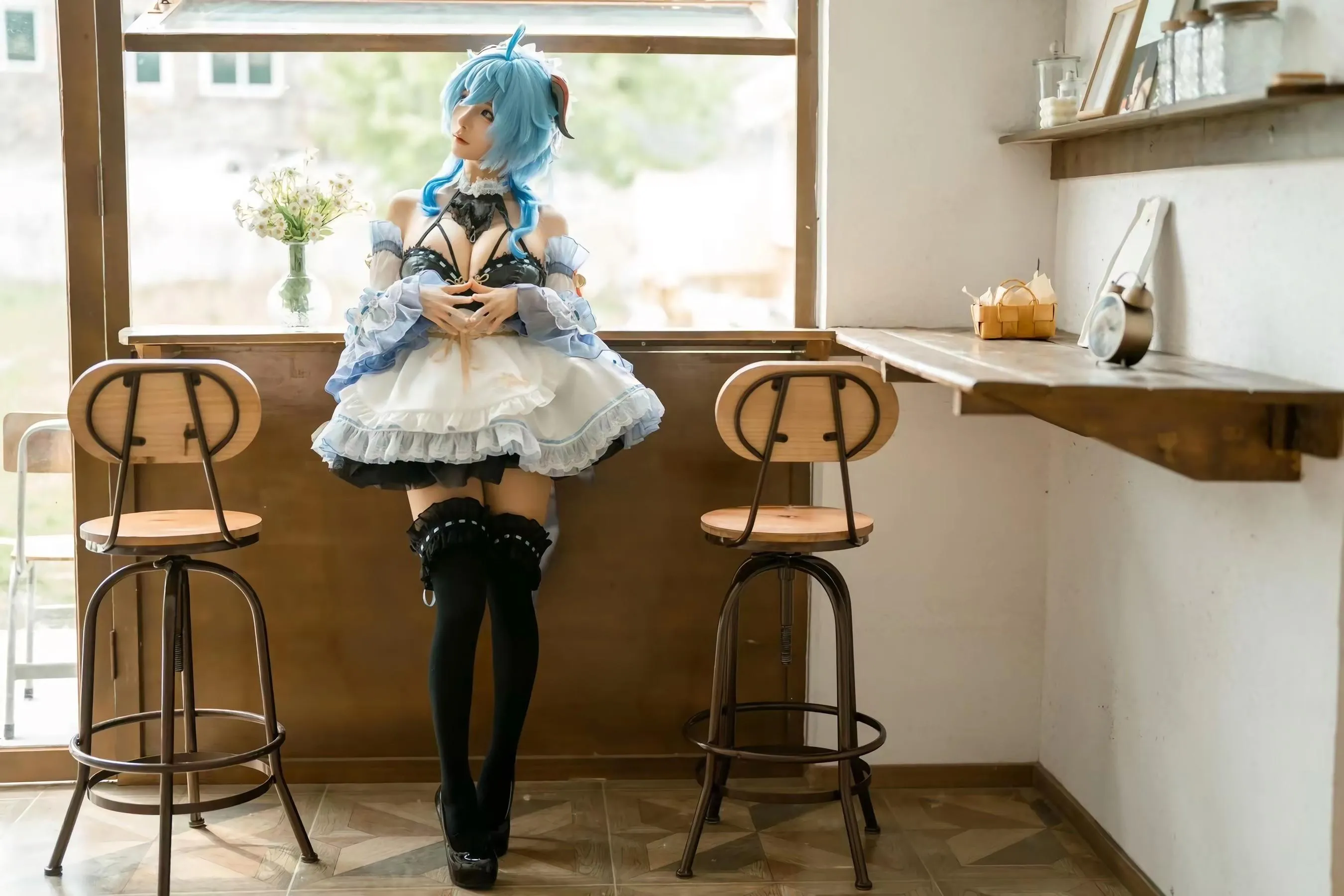 蠢沫沫 – NO.211 甘雨女仆 [14P]插图7